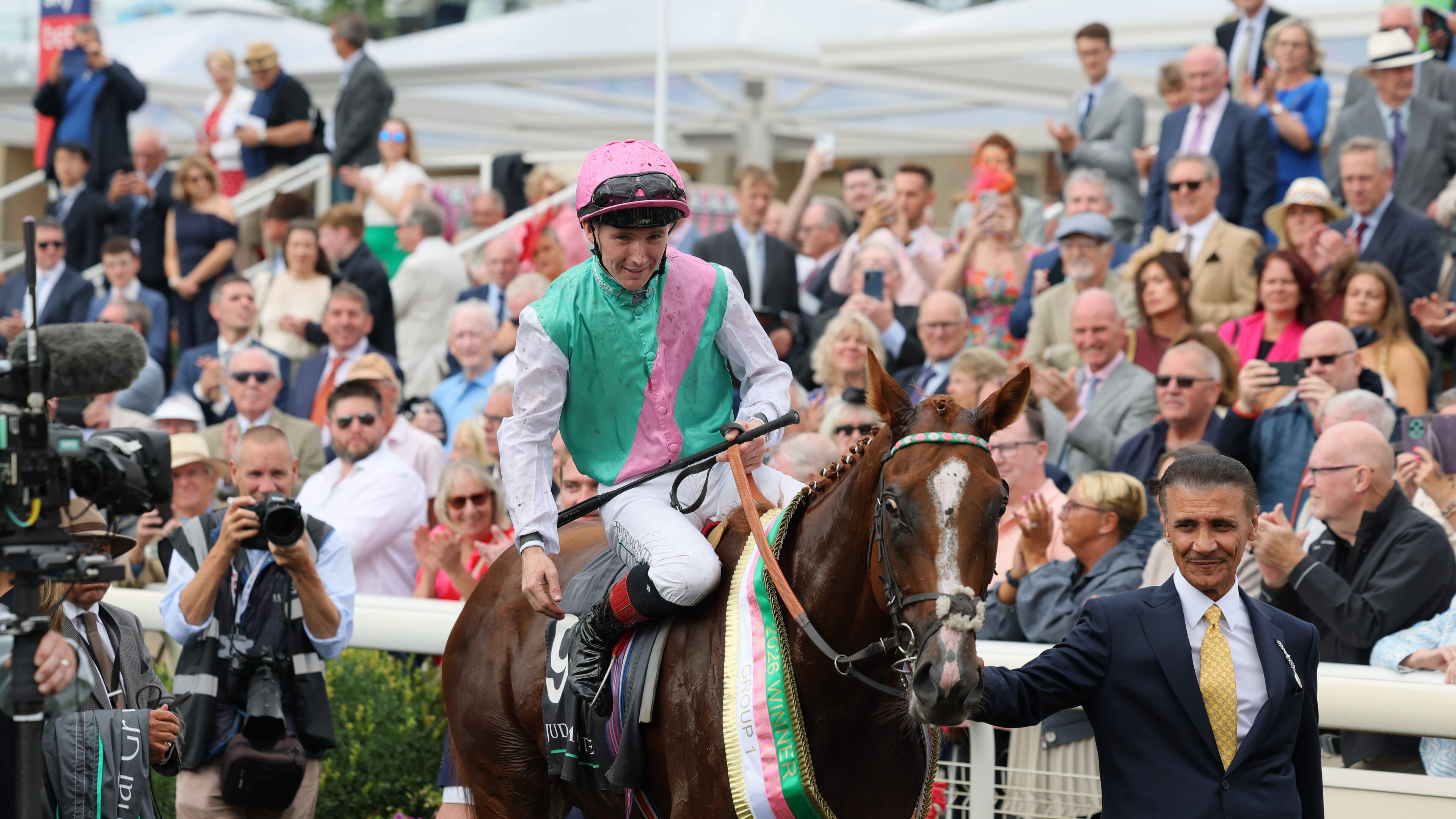 Colin Keane excels on Andrew Balding’s Item to spring a surprise in Juddmonte International at York
